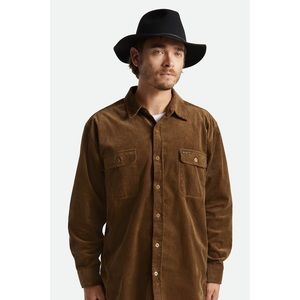 Brixton Wesley Fedora hat in Black Size S